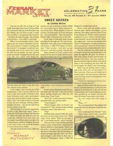 The Ferrari Market Letter Vol.32 Issue 2 | FERRARI MARKET n°2 |