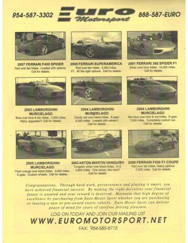 The Ferrari Market Letter Vol.32 Issue 5 | FERRARI MARKET n°5 |