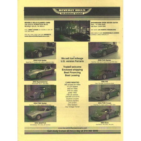 The Ferrari Market Letter Vol.32 Issue 12 | FERRARI MARKET n°12 |