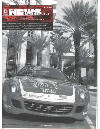 Ferrari Club of America - Bulletin 12/2006 | Ferrari Club 12-06 |
