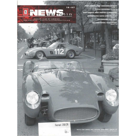 Ferrari Club of America - Bulletin 10/2007 | Ferrari Club 10-07 |
