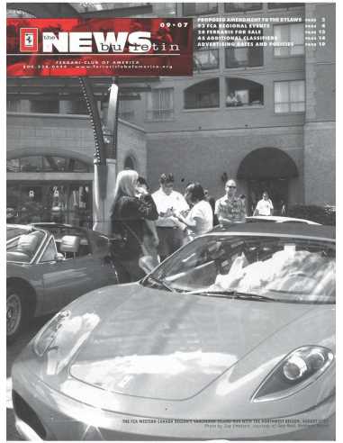 Ferrari Club of America - Bulletin 09/2007 | Ferrari Club 09-07 |