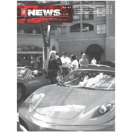 Ferrari Club of America - Bulletin 09/2007 | Ferrari Club 09-07 |
