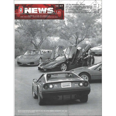 Ferrari Club of America - Bulletin 08/2007 | Ferrari Club 08/07 |