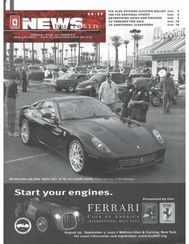 Ferrari Club of America - Bulletin 04/2007 | Ferrari Club 04/07 |