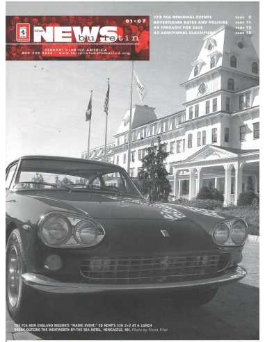 Ferrari Club of America - Bulletin 01/2007 | Ferrari Club 01/07 |