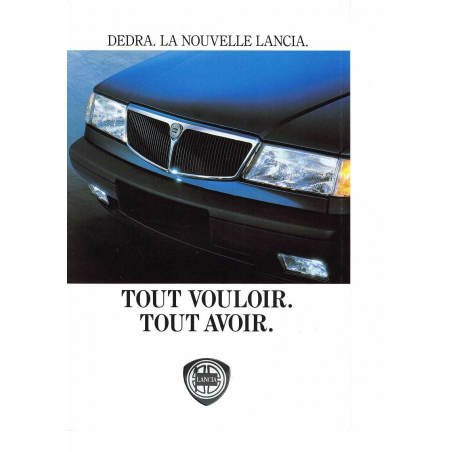 Catalogue LANCIA DEDRA ( Francais ) 01/1990 | LAN24 |