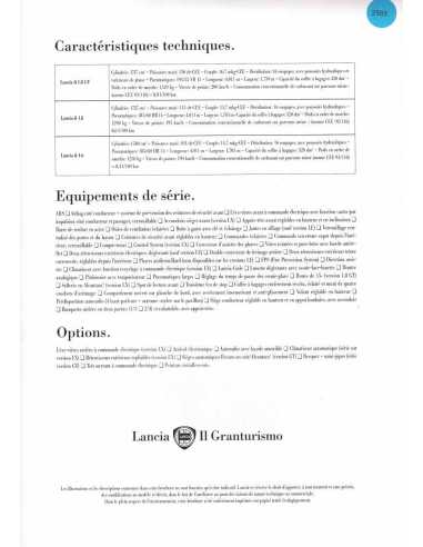 Brochure LANCIA DELTA ( Francais ) 03/1995 | LAN26 |