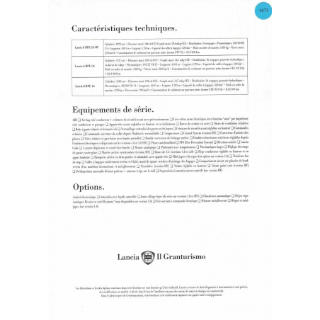 Brochure LANCIA YPSILON HPE ( Francais ) | LAN30 |