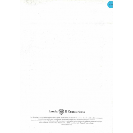 Catalogue LANCIA K ( Français ) 12/1994 | LAN32 |