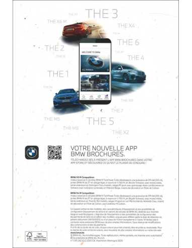 Catalogue BMW X3 M / X4 M Compétition (Français) 2020 | BMW 055 - Ref: 411 015 252 63 2/2020 CB |