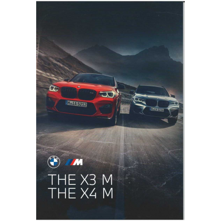 Catalogue BMW X3 M / X4 M Compétition (Français) 2020 | BMW 055 - Ref: 411 015 252 63 2/2020 CB |