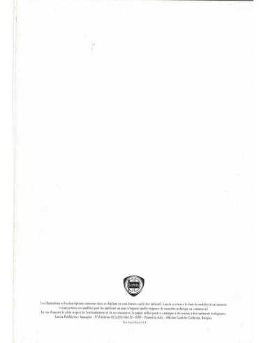 Catalogue LANCIA Y10 ( Français ) 11/1993 | LAN36 |