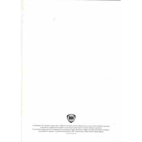 Catalogue LANCIA Y10 ( Français ) 11/1993 | LAN36 |