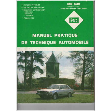 REVUE TECHNIQUE AUTOMOBILE HONDA ACCORD 1979 à 1981 | 3176420505818 |