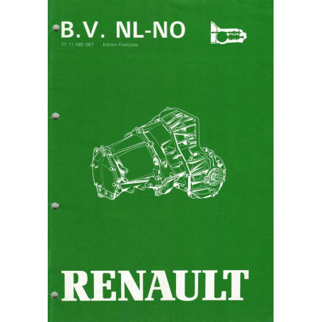 Manuel Réparation Boite de Vitesse RENAULT Trafic (1986) | BV NL-NO |