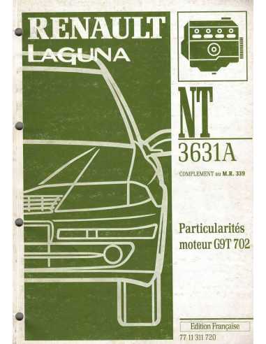 Manuel Réparation Moteur RENAULT G9T 702 - Laguna II | NT 3631A |