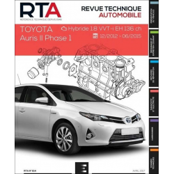 REVUE TECHNIQUE TOYOTA AURIS 2 PHASE 1 (2012 à 2015) - RTA 814 | 9791028306090 |