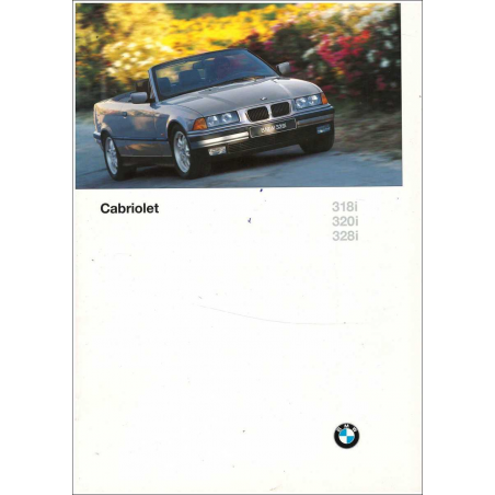 Catalogue BMW Série 3 Cabriolet E36 (1996) Français | BMW066 - Ref: 6 11 03 21 30 2/96 VM |