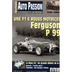 F1 4 Roues motrices Ferguson P99 Auto Passion N°136 | Auto Passion 136 |