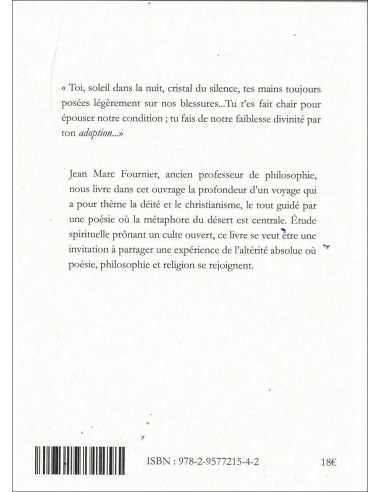 Fragments du désert / Jean Marc FOURNIER | 9782957721542 |