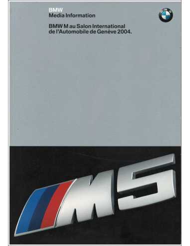 Catalogue Media BMW Concept M5 (2004) Français | BMW071 |