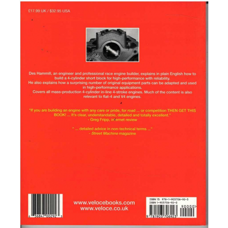 The 4-Cylinder Engine Short Block - High-Performance Manual | 9781903706923 |