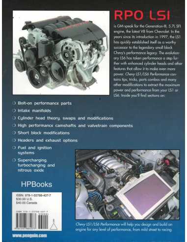 Chevy LS1/LS6 Performance (Modifications Street and Racing) | 9781557884077 |