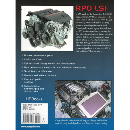 Chevy LS1/LS6 Performance (Modifications Street and Racing) | 9781557884077 |