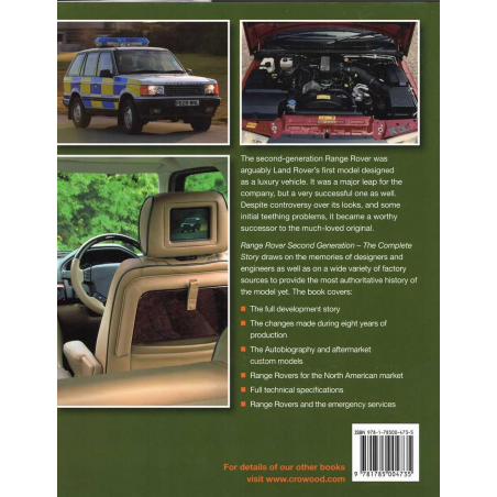 Range Rover Second Generation - The Complete Story | 9781785004735 |
