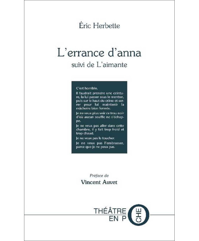 L'errance d'Anna. L'aimante De Eric Herbette Ed. Tertium 9782490431045