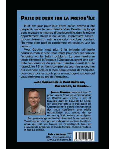Passe de deux sur la presqu'île De James MOUSSU Ed. Petit Pavé | 9782847127157 |