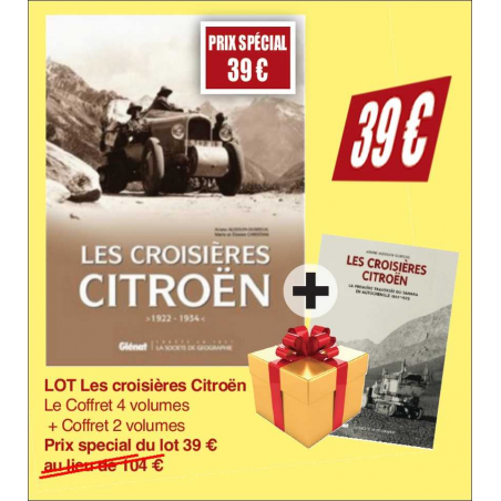 Croisières Citroën (Coffret 4 Vols + Coffret 2 Vols) | Lot CITROEN |
