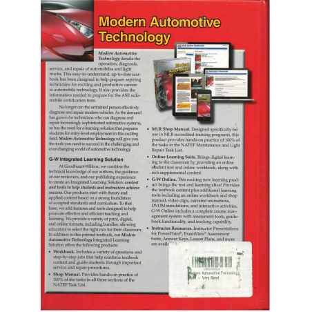 Modern Automotive Technology | 9781631263750 |
