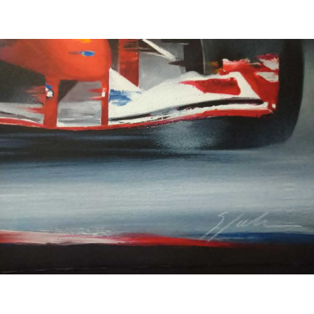 lithographie Ferrari (originale de Victor Spahn) | Spahnferrari |