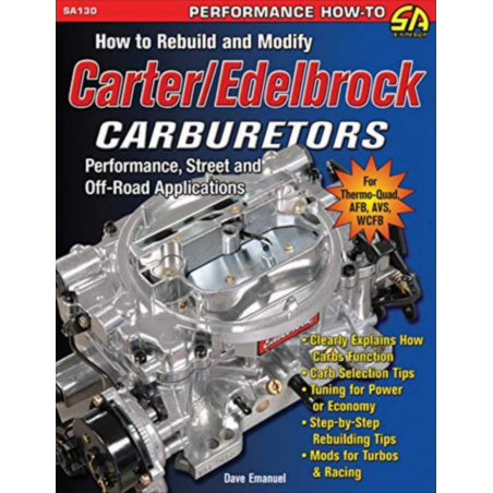 Carter / Edelbrock Carburetors - How to Rebuild and Modify | 9781613250679 |