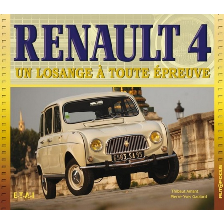 Renault 4 : un losange à toute épreuve De Thibaut Amant Ed. ETAI | 9782726894811-OCCASION |