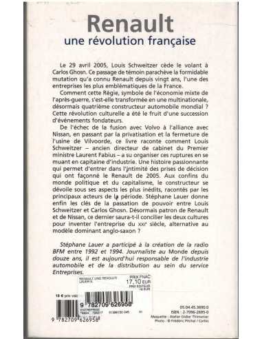 RENAULT - Une révolution française | 9782709626958 |