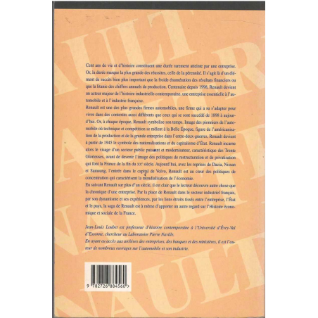 Renault Histoire d'une entreprise de Jean-Louis Loubet | 9782726884560 |