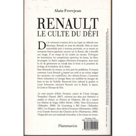 Renault le culte du défi | 9782081221291 |