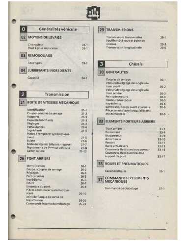 Manuel Réparation RENAULT Névada - K483 - K486 - K48K | MR291 NT1347 |