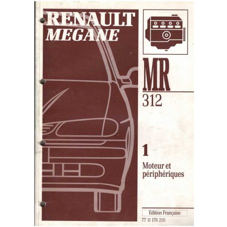 Manuel Réparation Renault MEGANE Moteur et périphériques | 7711176210 |