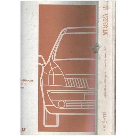 Renault VELSAIS Schémas électriques Depuis 02/2002 | 7711309380 |