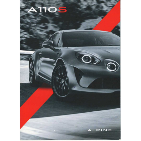 Brochure ALPINE A110S (2019) Français | ALP01 - |