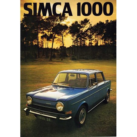 Brochure CHRYSLER SIMCA 1000 (Français) 1975 | CHRYSLER SIMCA 05 |