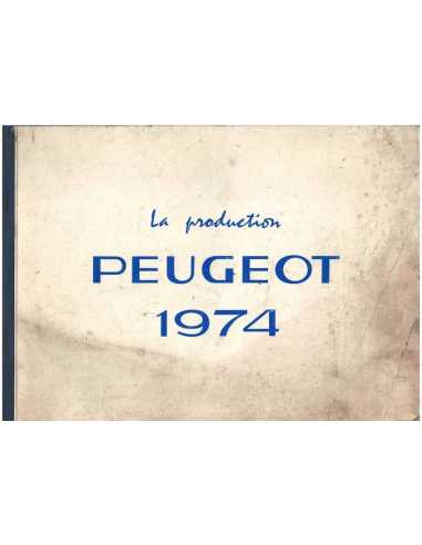 Production PEUGEOT 1974 (Toutes les caractéristiques Techniques) | PEUGEOT 1974 |