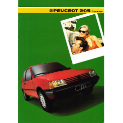 Brochure PEUGEOT 205 (12/1984) Français | PEU02 |