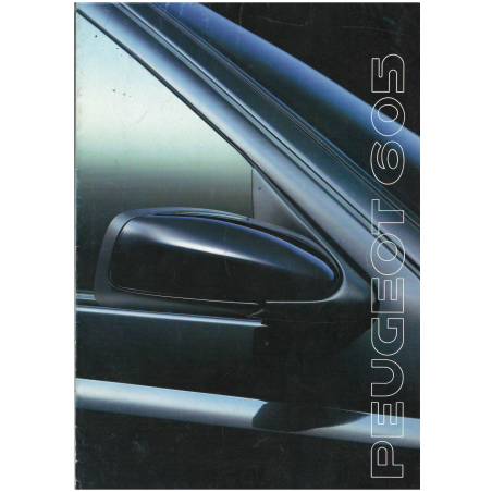 Brochure PEUGEOT 605 SL / SV / SRI (1990) Français | PEU05 |