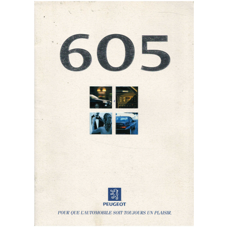 Brochure PEUGEOT 605 SL/exécutive/SV (1996) Français | PEU05 |