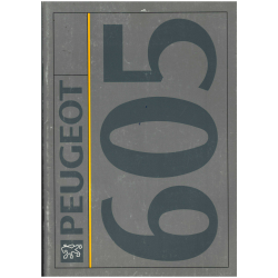 Brochure PEUGEOT 605 (1991) Français | PEU06 |